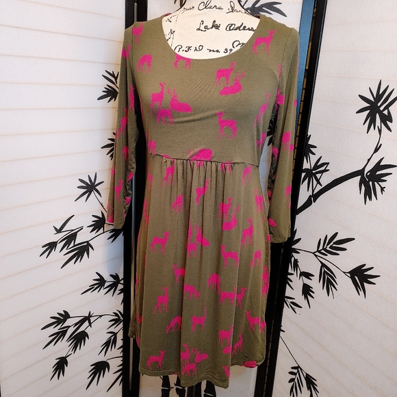 boden deer dress